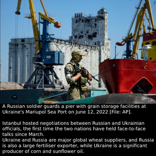 Russia, Ukraine near to grain deal as heavy shelling continues.