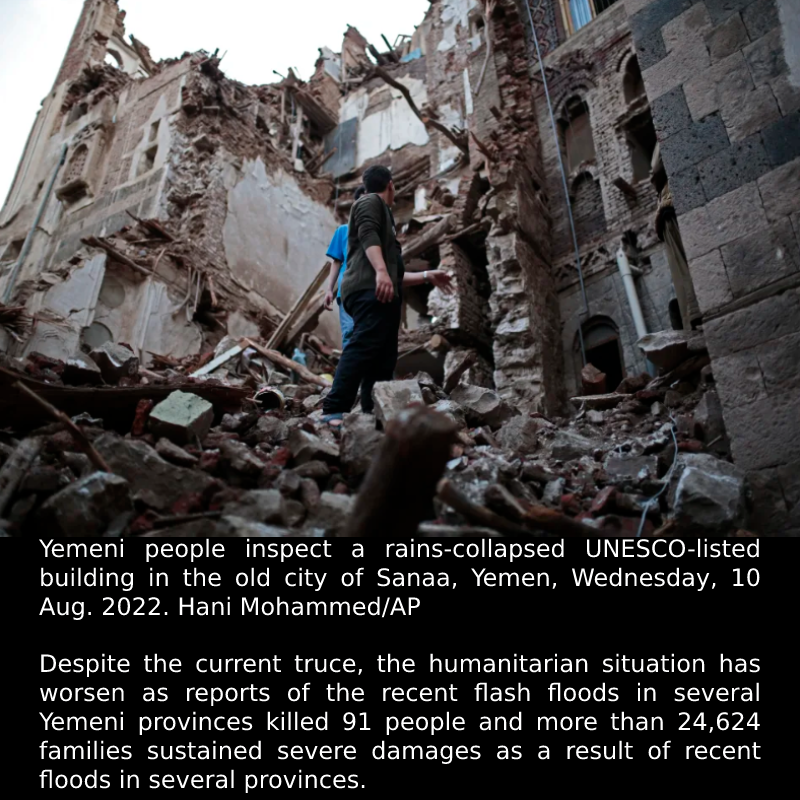 YEMEN: War, Humanitarian Crisis, Natural Disaster, Blockade & Underfunded Ai…