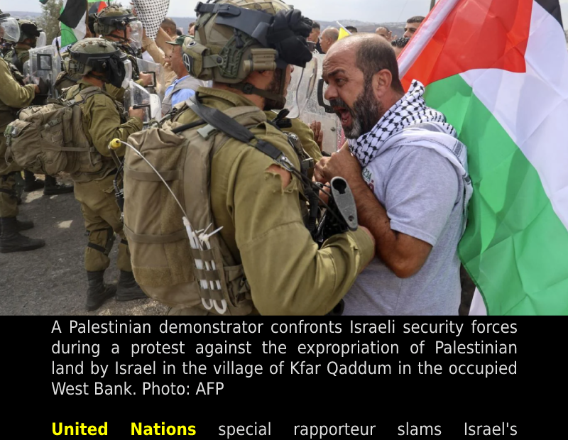 Israel ‘persecutes’ Palestinian people, new UN report says.
 READ: 
 #Apartheid ...
