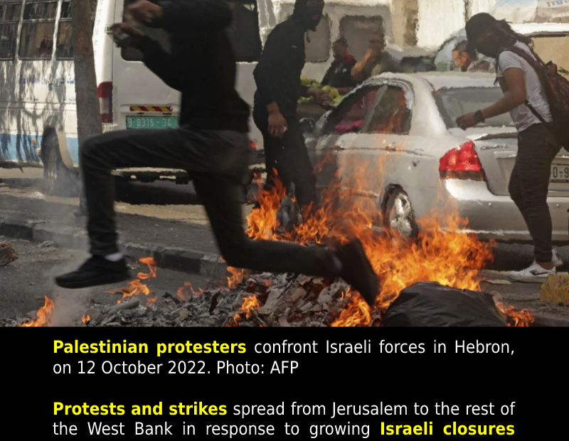 Palestinian fighters call for ‘days of rage’ as civil disobedience observed over...