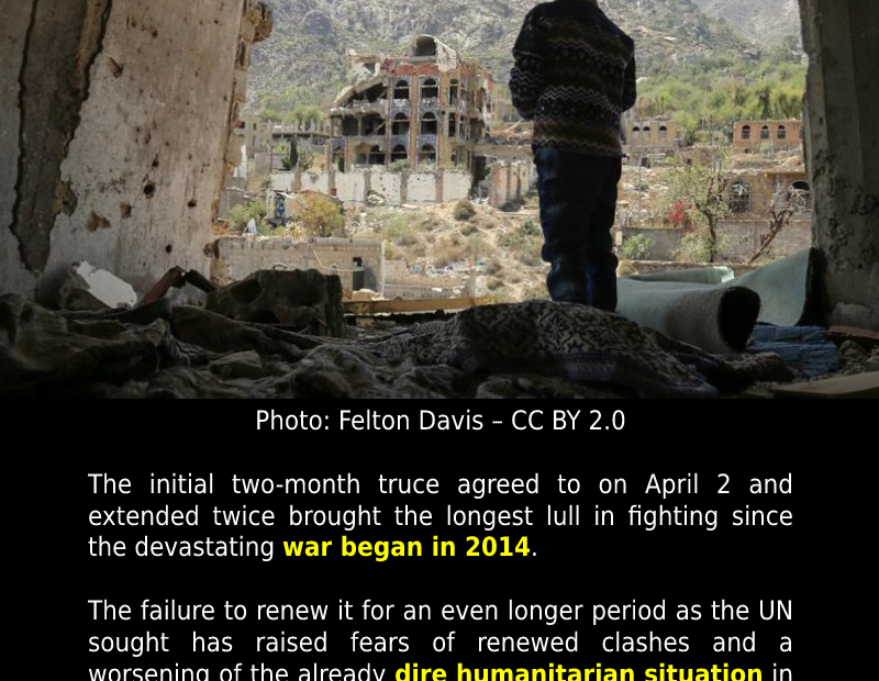 Peace is a Fading Hope in Yemen.
 READ: 
 #CriminaliseWar #EnergisePeace #War #Y...