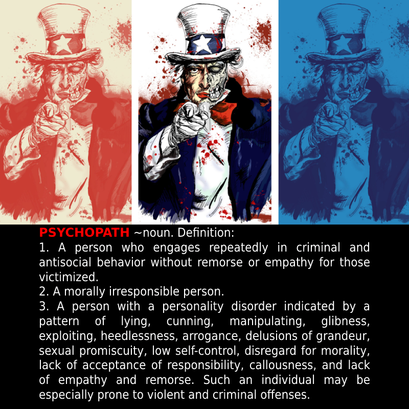 The Practice of Lying: The Psychopathic Nature of the U.S.