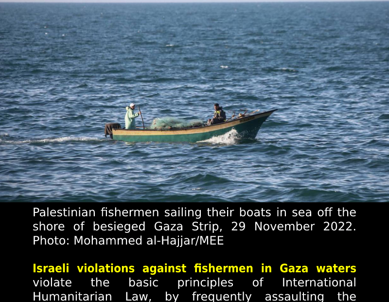 Israeli navy arrests six Palestinian fishermen in Gaza sea.
 READ: 
 #Apartheid ...