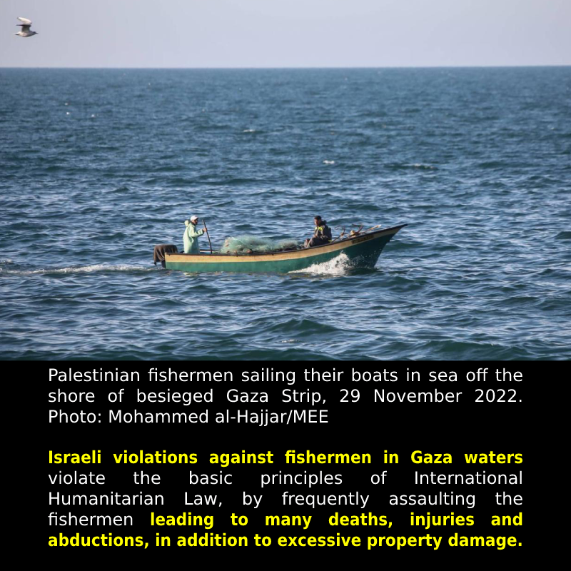 Israeli navy arrests six Palestinian fishermen in Gaza sea. READ: