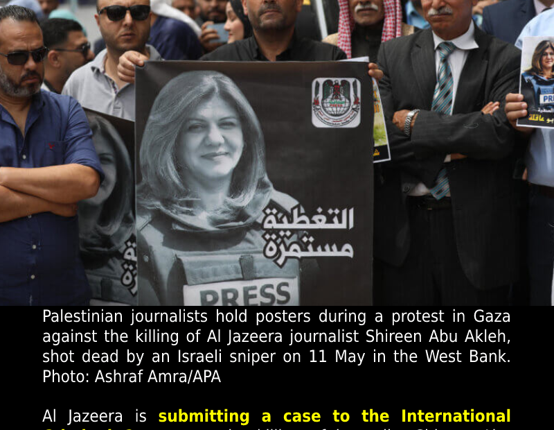 Biden administration opposes ICC investigating Shireen Abu Akleh killing.
 READ:...