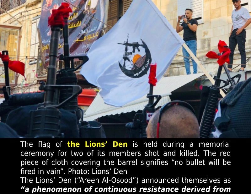 Lions’ Den is Not a Fleeting Phenomenon: On Palestine’s Looming Armed Revolt.
 R...