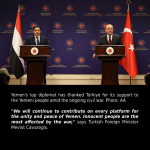 Türkiye supports Yemen’s territorial integrity, sovereignty: Cavusoglu.
 READ: 
...